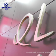 304 Stainless Steel Metal 3D Channel Letter Signs for Advertising